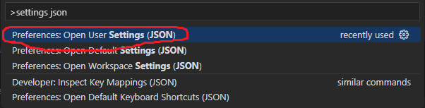 cursor settings.json